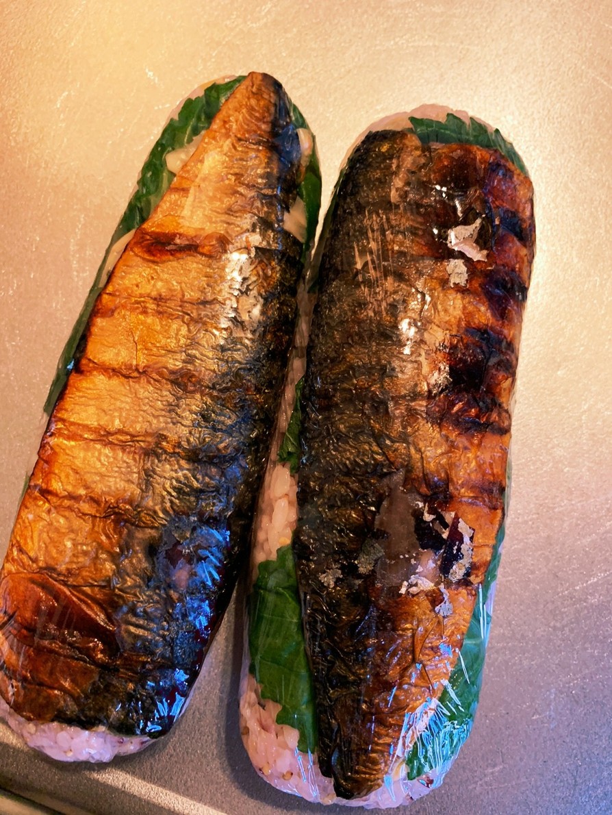お手製焼き鯖寿司の画像