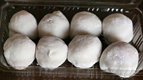 レンジで簡単 イチゴ大福