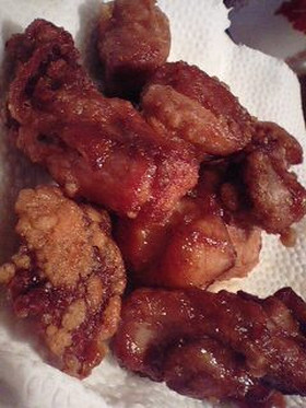 簡単*ものぐささんの鶏の唐揚げ♥(・ω・