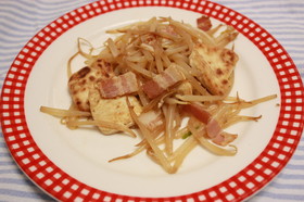 もやしと豆腐炒め★