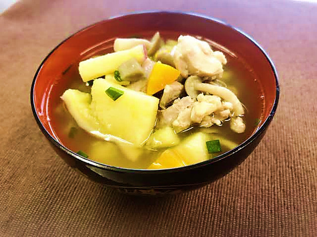 【保育園給食レシピ】さつま芋のさつま汁の画像