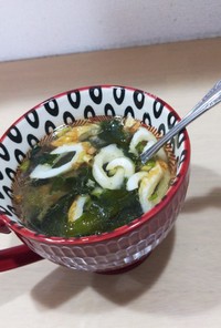 夏バテ予防＆体が温まる食べる梅干しスープ