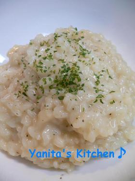 ■帆立とチーズのリゾット□