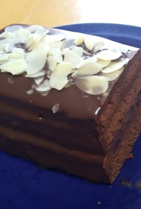 濃厚しっとりチョコレートケーキ