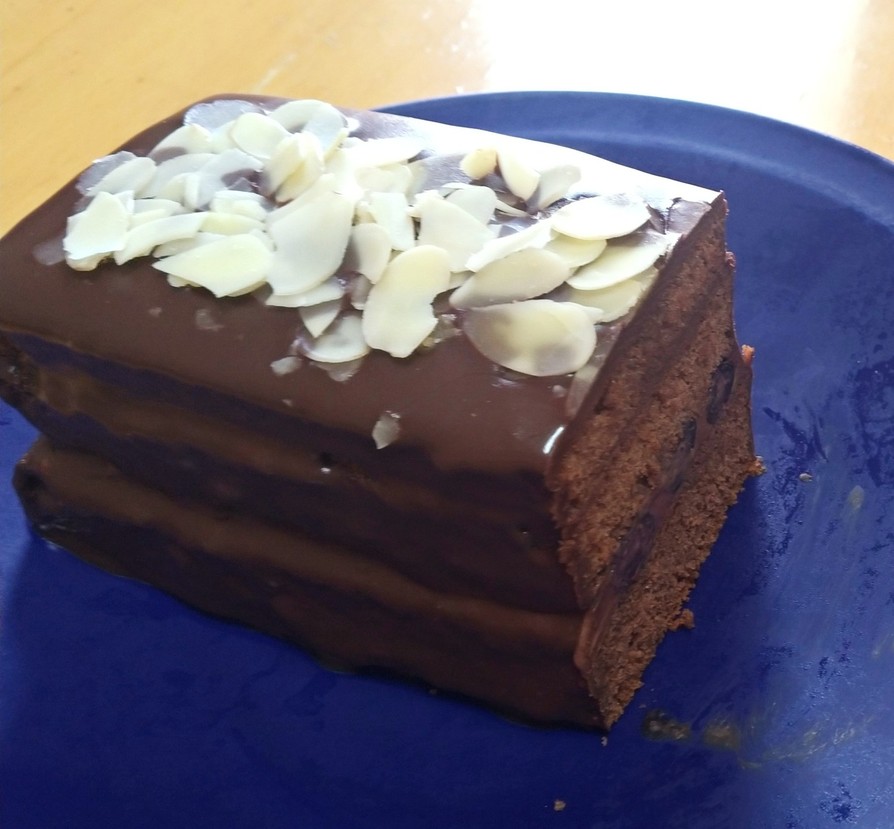 濃厚しっとりチョコレートケーキの画像