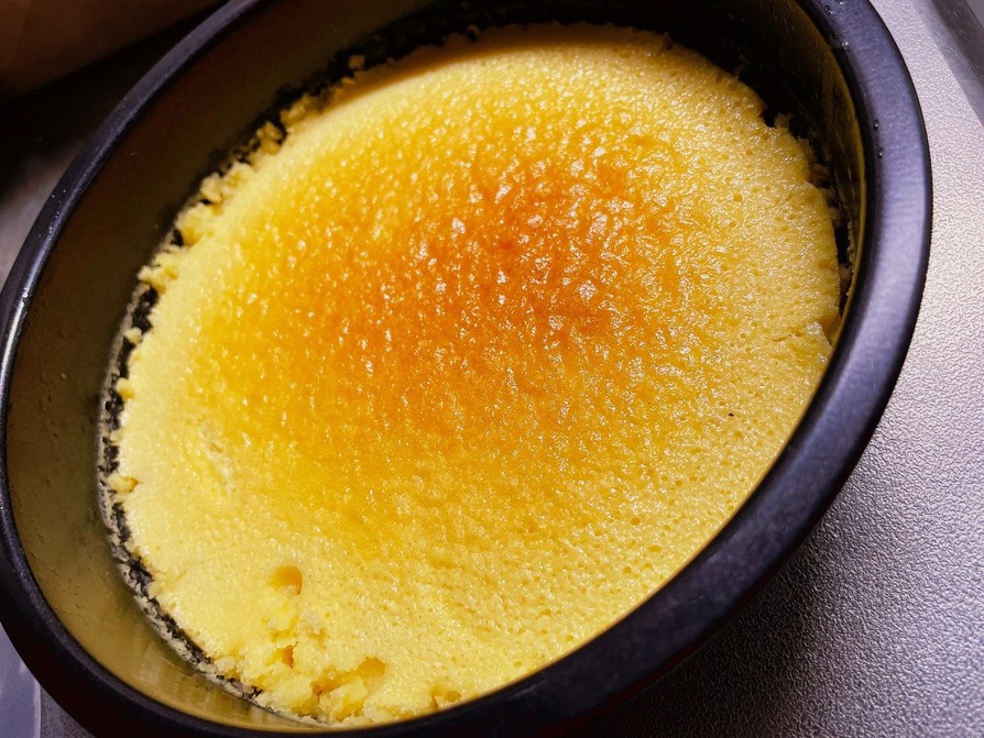 スライスチーズで作るスフレチーズケーキの画像