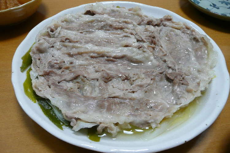 たっぷりネギの蒸し豚しゃぶ レシピ 作り方 By まんぷくデブ美 クックパッド 簡単おいしいみんなのレシピが358万品