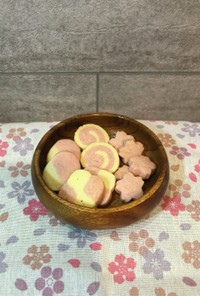 桜のアイスボックス&型抜きクッキー