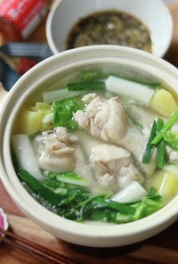 疲れた胃を休める韓国風水炊きタッカンマリ
