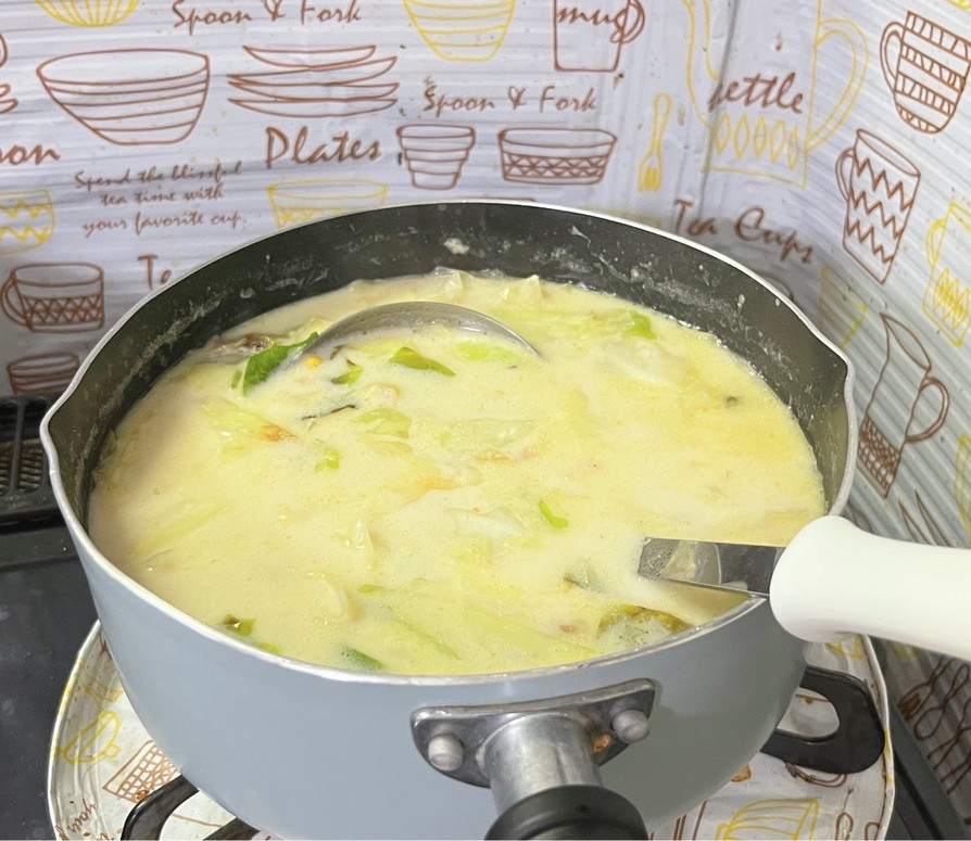 シンプル簡単クリームスープ(豆乳可)の画像