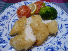 ヨーグルト衣のチキンカツ