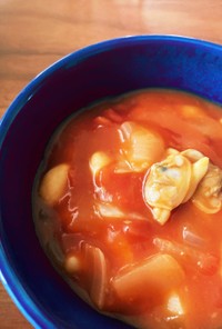 10分|給食の味♪トマトスープで鉄分補給