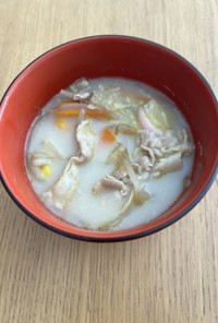 チャンポン風スープ
