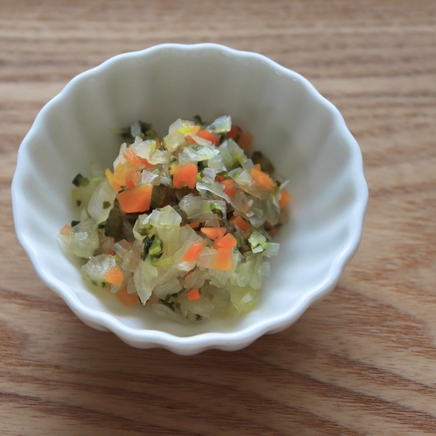 もぐもぐ期◌小松菜とキャベツのサラダの画像