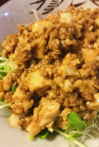 市販サラダ＋いろいろ味噌の麻婆豆腐