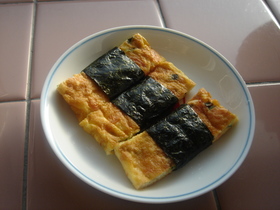 カルシウムいっぱい卵焼き♡