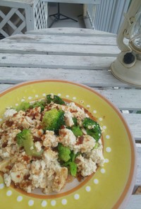 ブロッコリ―お豆腐のサラダ