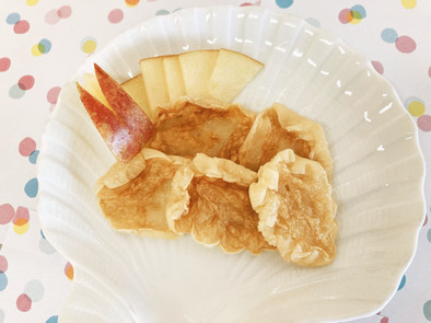 りんごのホットケーキ☆手づかみ食べの写真