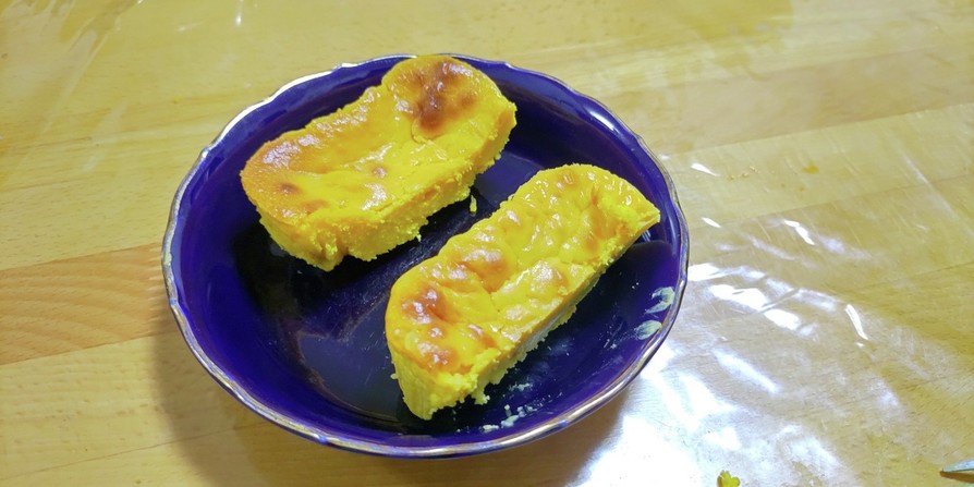 【ハロウィン】パンプキンチーズケーキの画像