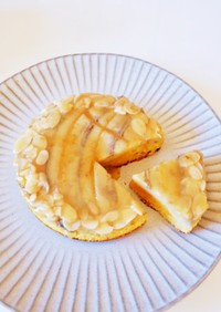 フロランタン風バナナケーキ