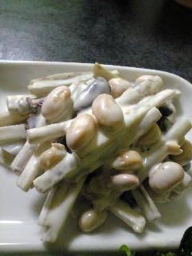 ごぼうと豆のヘルシーサラダ