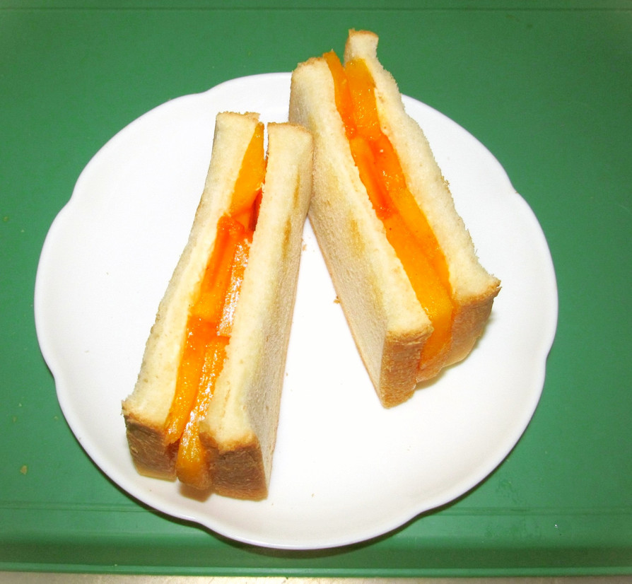 「柿バターサンド」の画像