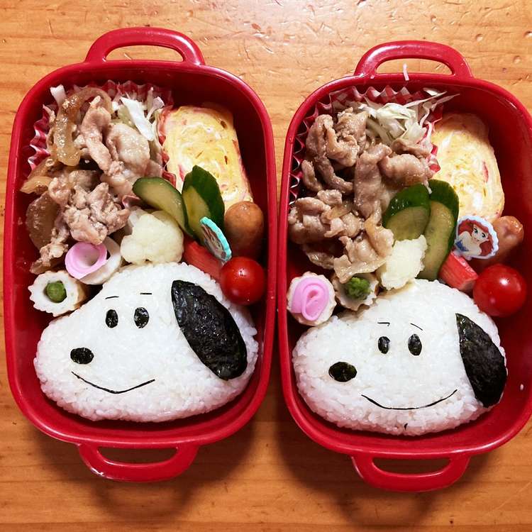 簡単！SNOOPYお弁当♡