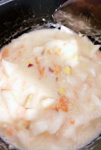 鮭とさつま芋のクリーム煮(後期離乳食)