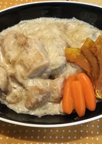 【幼児食】鶏肉のクリーム煮