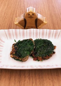 【大崎市】サバ缶つくねのしそ巻き【食育】