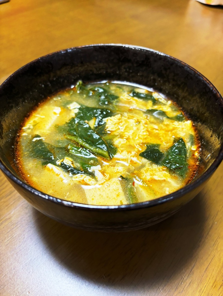 簡単麻婆豆腐スープの画像