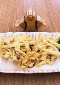 【大崎市】じゃがいものかき揚げ【食育】