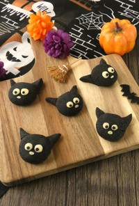 型なし！黒猫の米粉デコクッキー