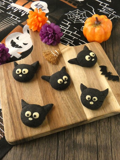 型なし！黒猫の米粉デコクッキーの写真