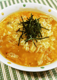 アジアン粥★辛味が最高な韓国風おかゆ