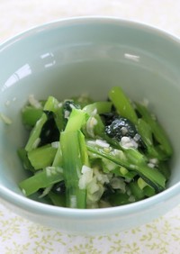 小松菜のねぎ塩ナムル