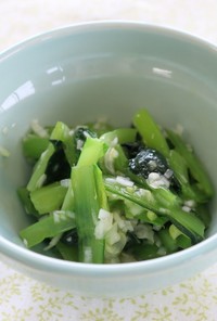 小松菜のねぎ塩ナムル