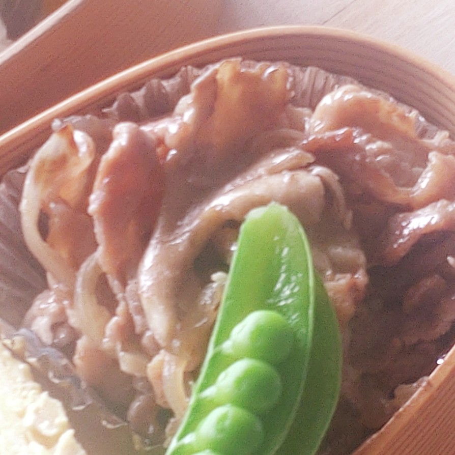 調味料3つ★5分で豚肉の生姜焼き★舞茸の画像