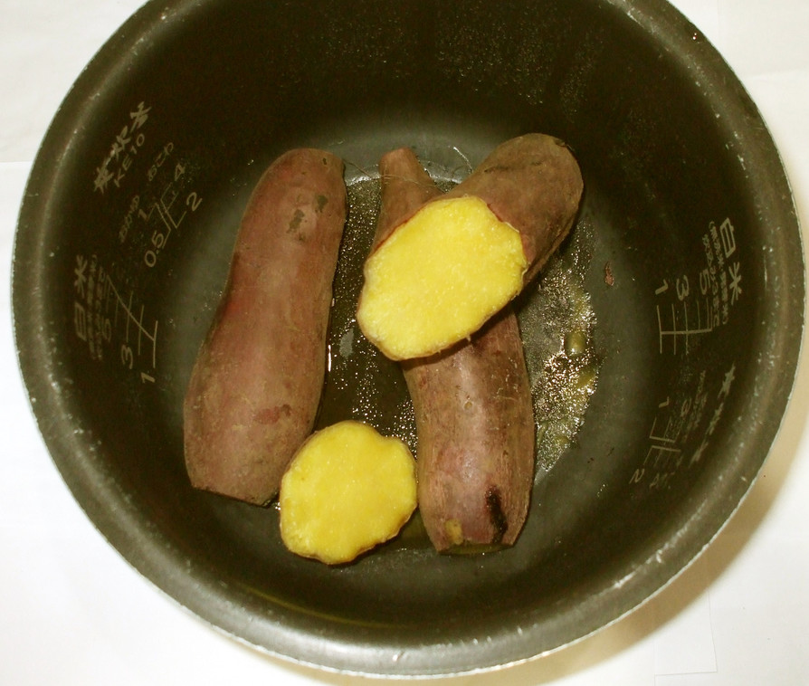 さつま芋♪焼き芋風炊飯器で便秘に簡単薬膳の画像
