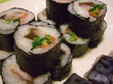 巻き寿司　／　鯖の香り巻きの写真