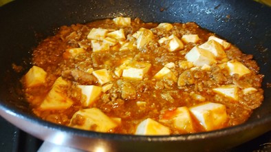 簡単中華・肉増々の麻婆豆腐の写真