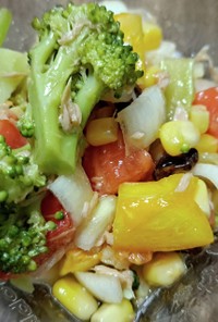 ツナと野菜のチョップドサラダ