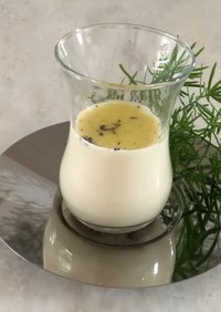 ひんやり豆乳スープ（1分レシピ）
