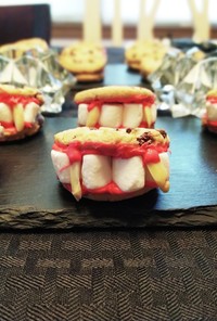 ハロウィンのドラキュラの歯