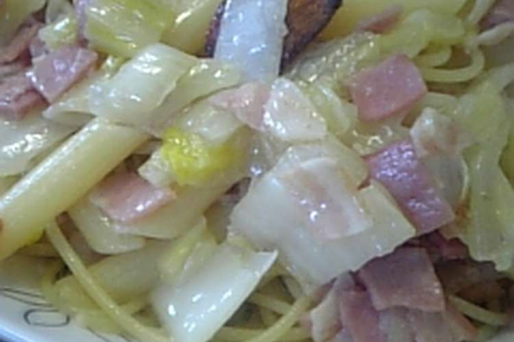 白菜の塩パスタ レシピ 作り方 By ｍｏｇｕｍａｍａ クックパッド 簡単おいしいみんなのレシピが352万品