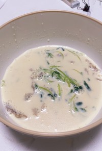 かんたん豆乳味噌スープ