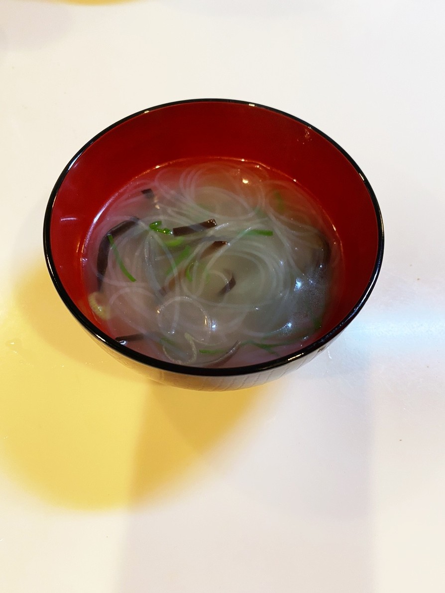 W乾物中華スープ　春雨&キクラゲ入りの画像