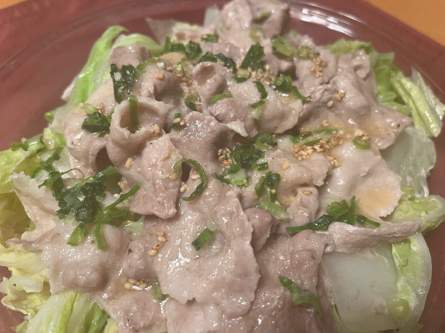 【腸活レシピ】豚肉と白菜のレンチン蒸しの画像