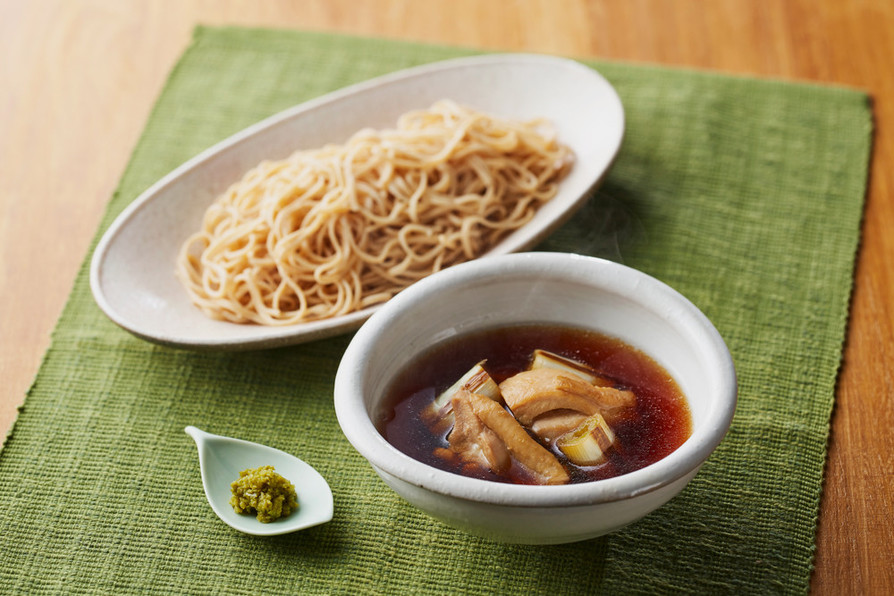 大豆麺でつくる鶏南蛮風あったかつけ麺の画像