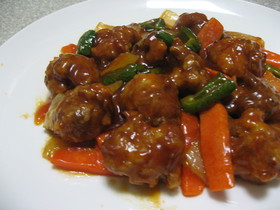 お肉柔らか酢豚